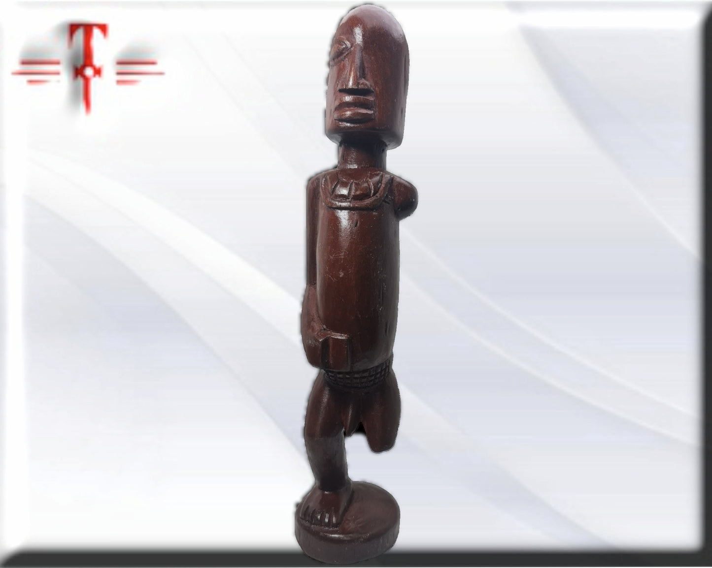 Muñeco Osaín madera - santería , yoruba, lucumí