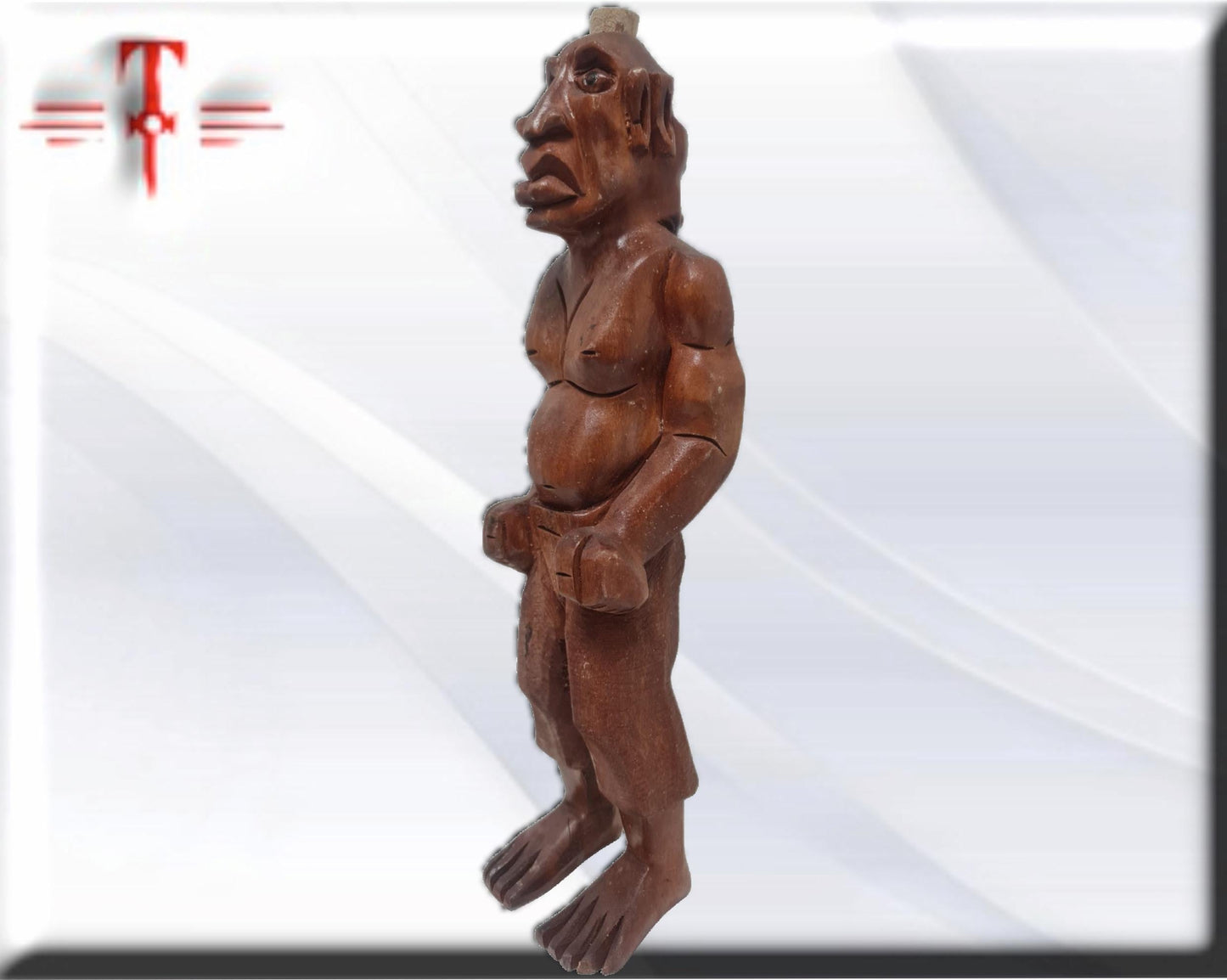 Aborigine-Puppe aus Agriyelu-Holz - Santeria, Yoruba, Lucumí