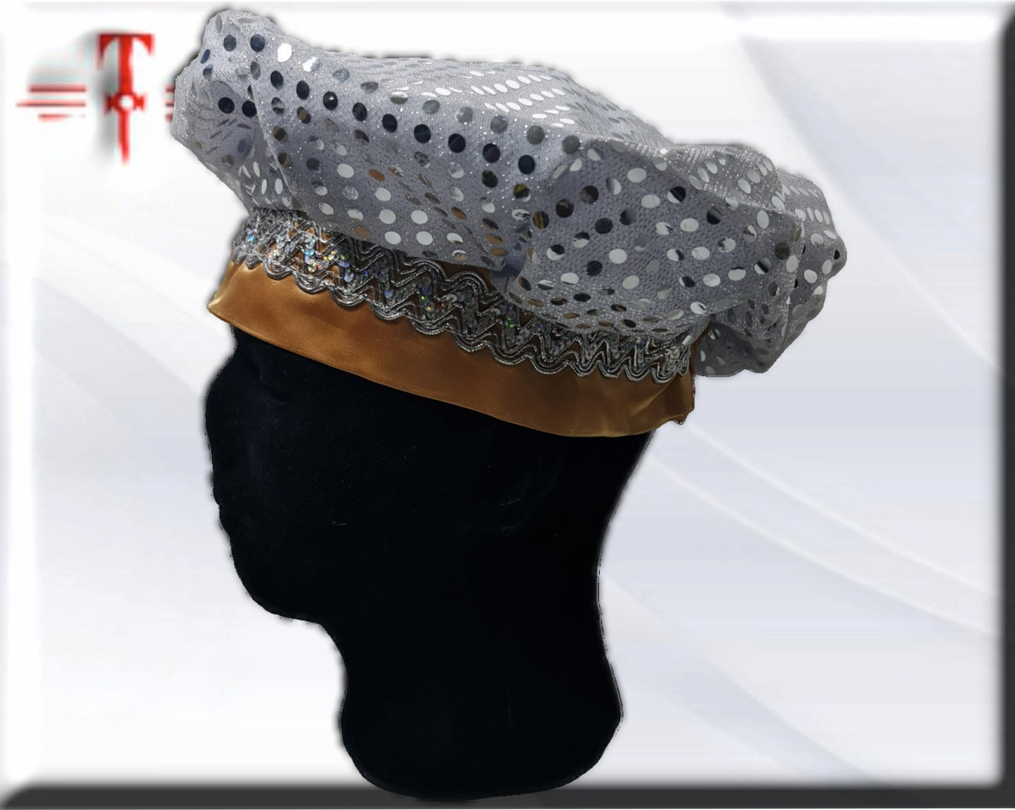 Gorro Gala santería Orisha Oshun , Panteón Yoruba , diosa de las aguas dulces , deidad