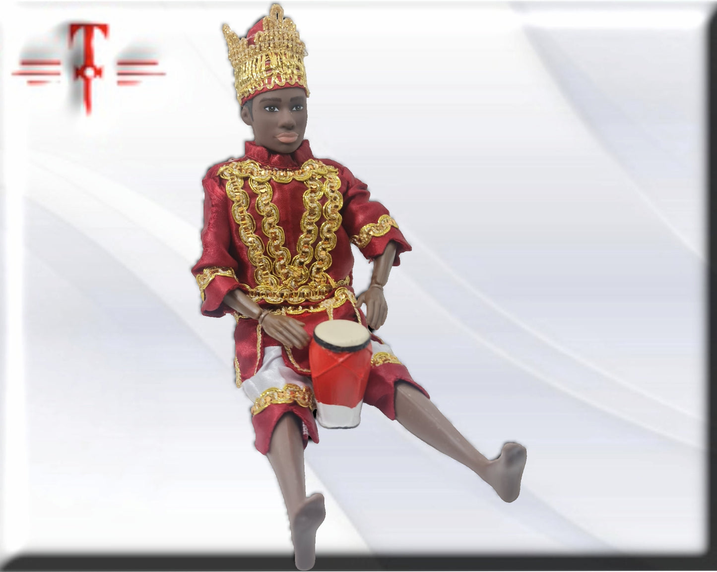 Muñeco Orisha Shangó Dios del Trueno, santería yoruba lucumí