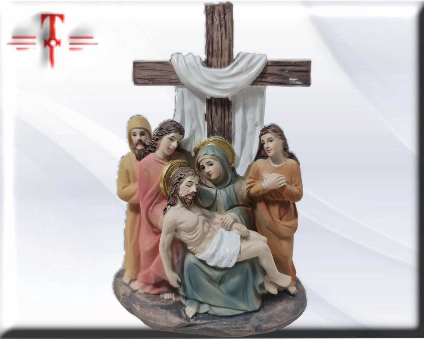 El Descendimiento . santos y virgenes catolicos , productos religiosos