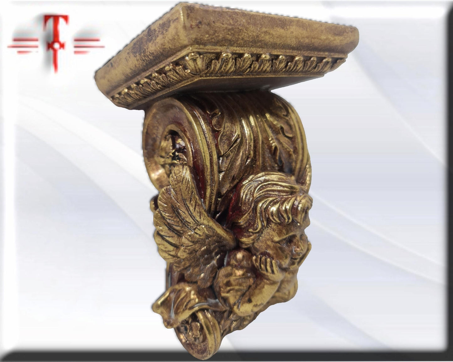 Mensula dorada para santo , Santos y Vírgenes católicos , productos Religiosos
