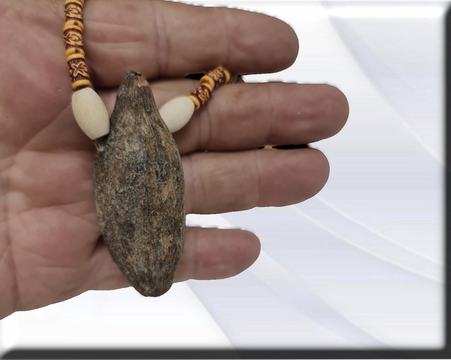 Necklace with seed for protection and luck attraction , secrets of African voodoo