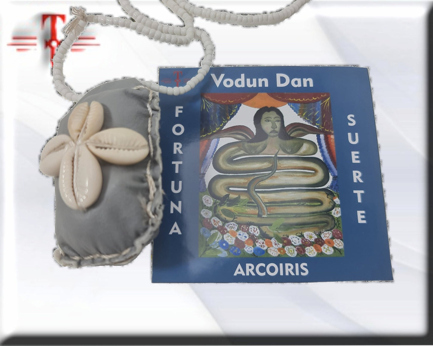 Amuleto africano Vodun Dan atrae la buena suerte y la evolucion arte africano , recetas ancestrales