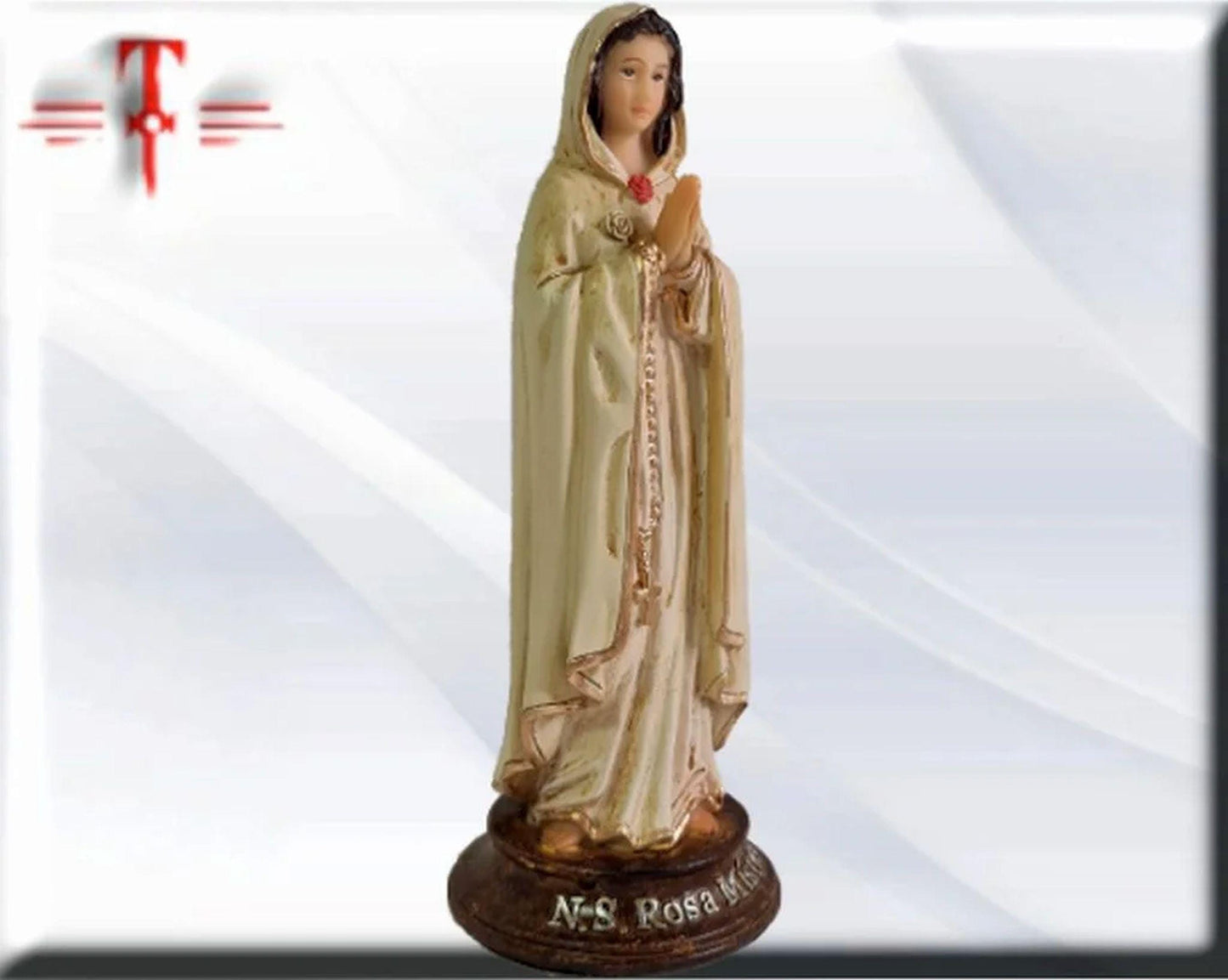 Estatua religiosa Rosa Mística , virgenes y santos catolicos