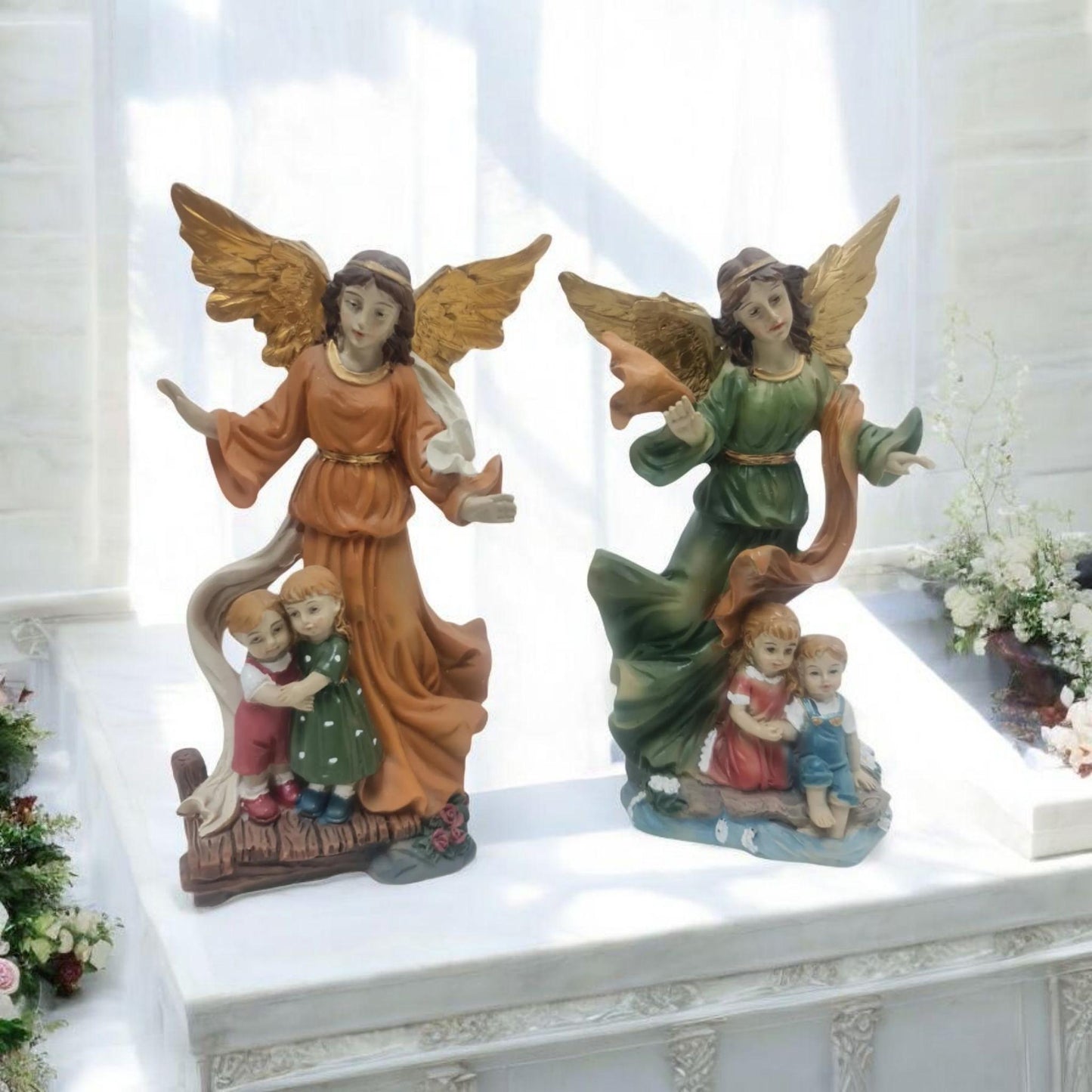 Guardian Angel , Catholic virgins and saints