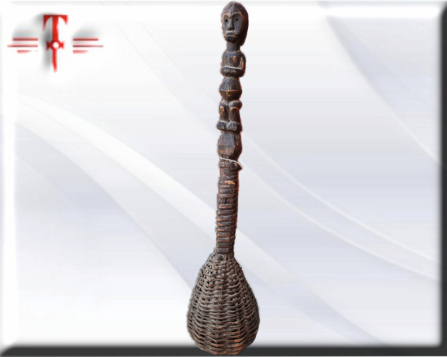 sonajero Tribal , arte Africano , Galería de arte , hecho a mano