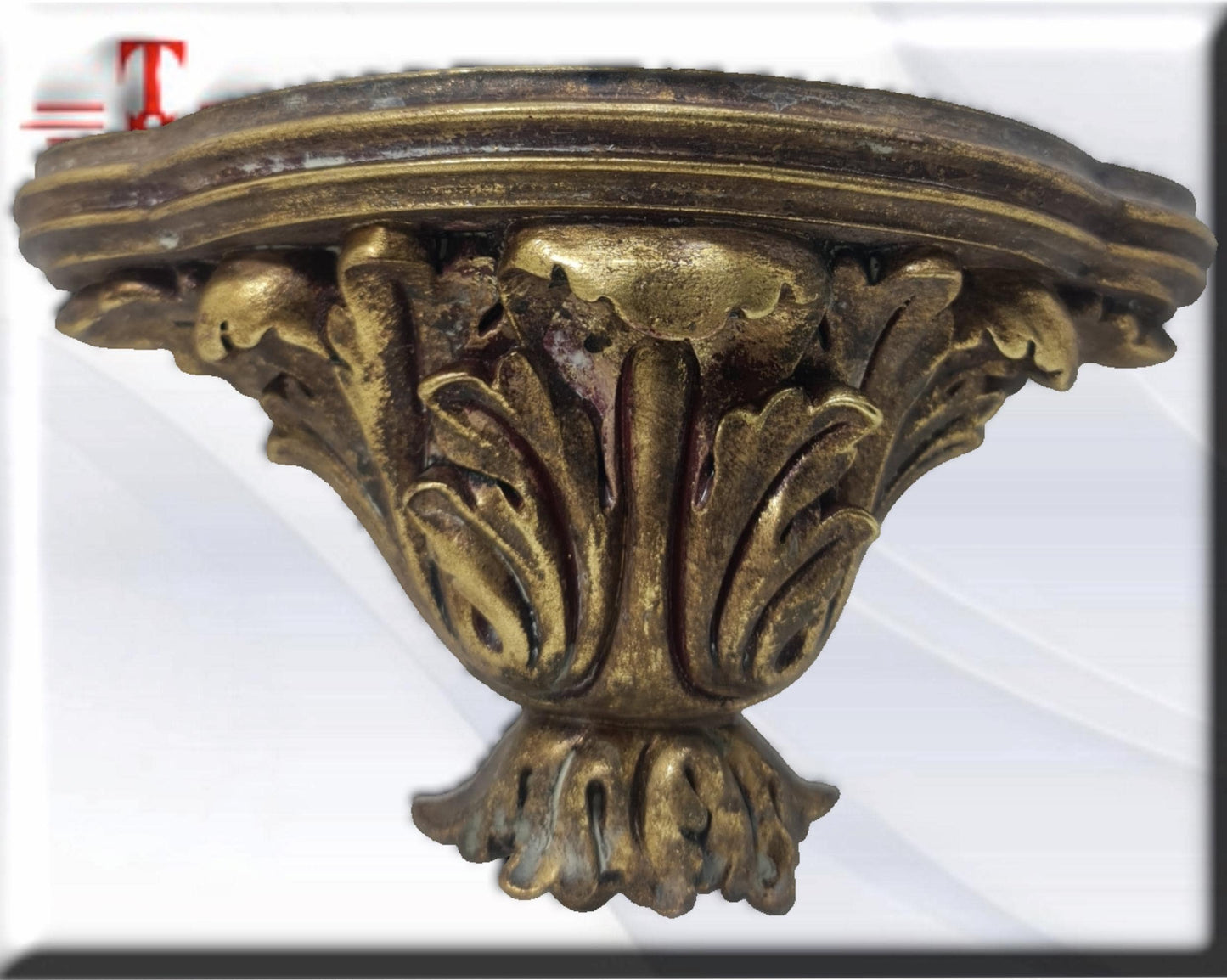 Mensula dorada para santo , Santos y Vírgenes católicos , productos Religiosos