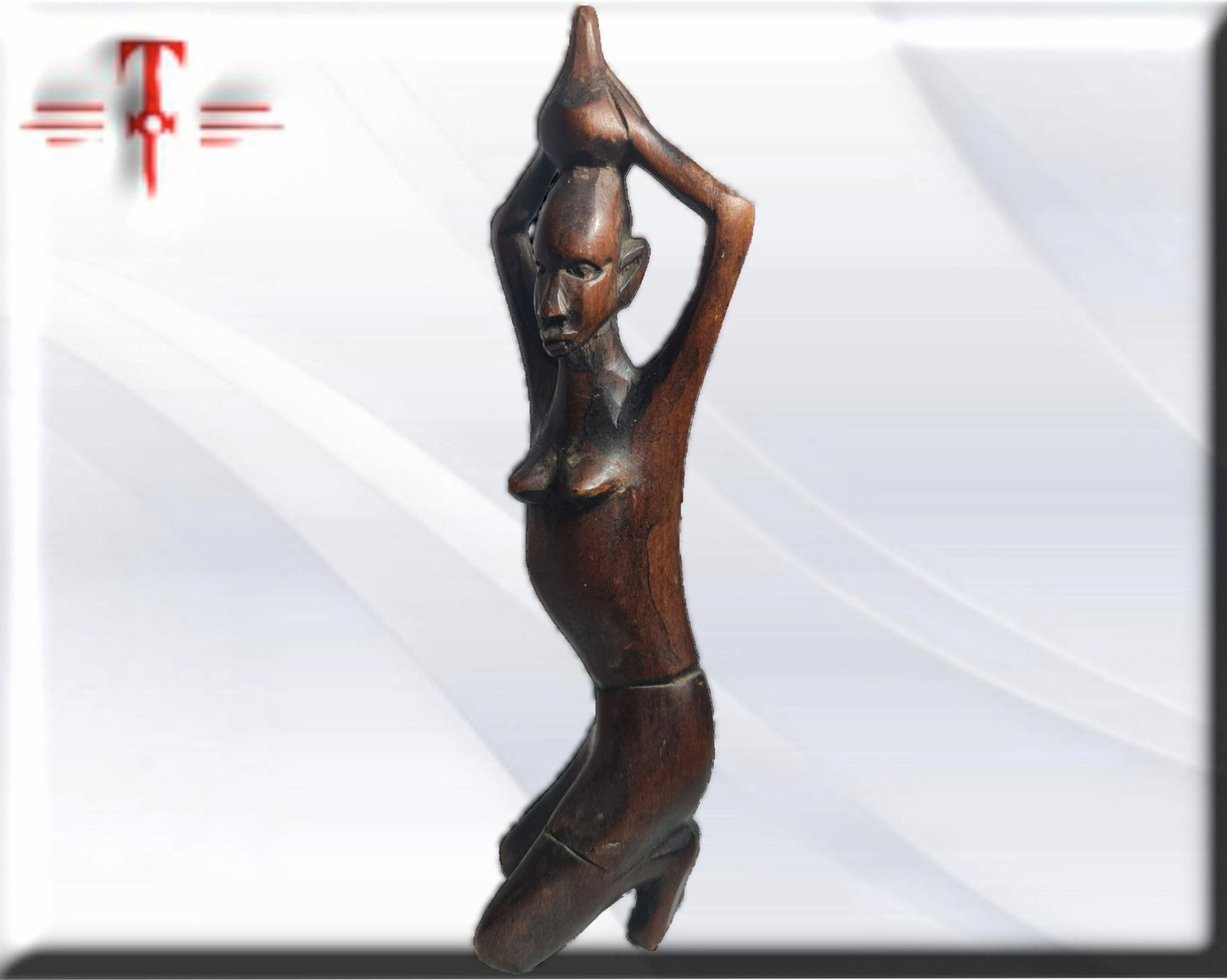 estatuillas mujer africana , arte y decoración africana