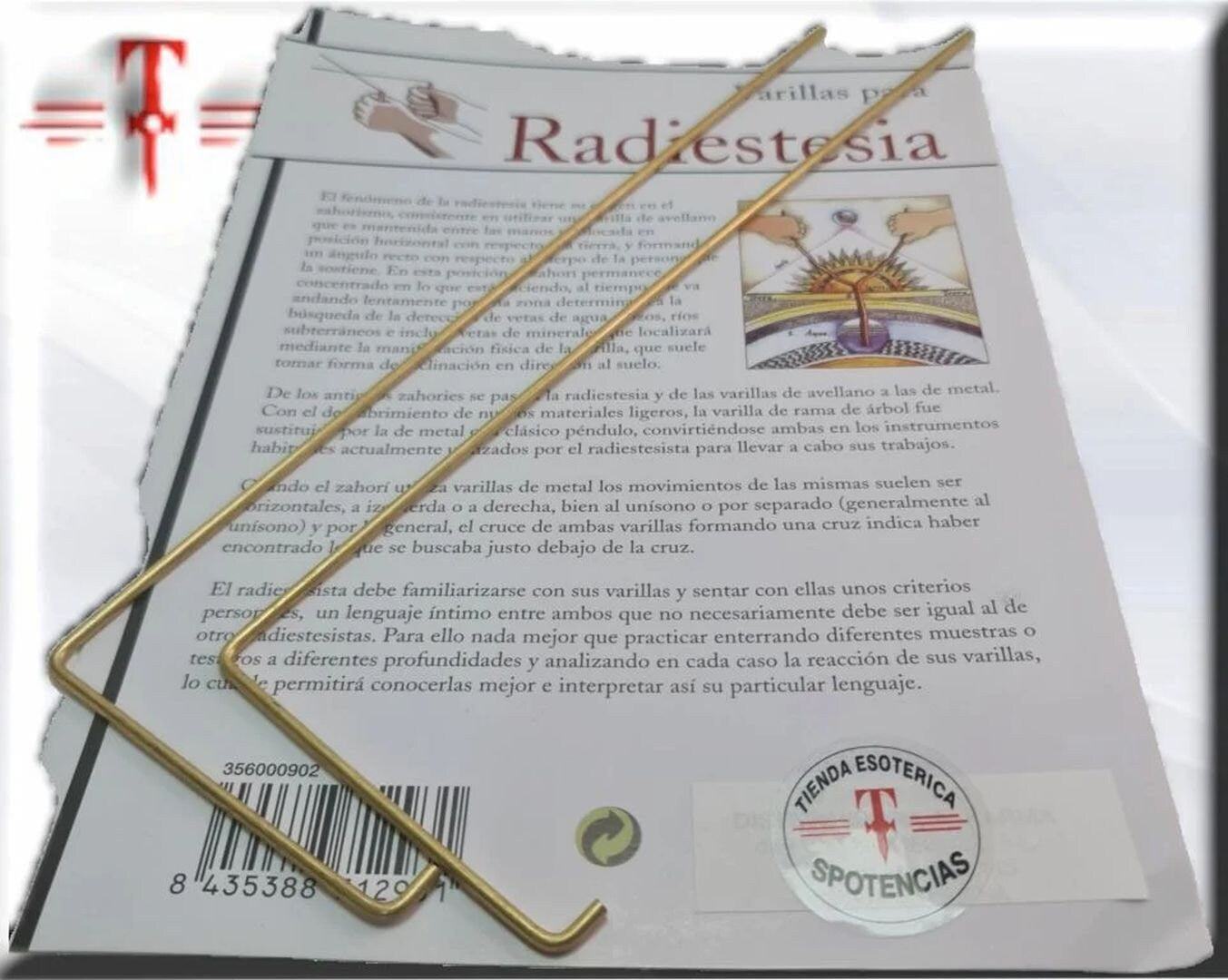 Wünschelruten aus Bronze, Parapsychologie,