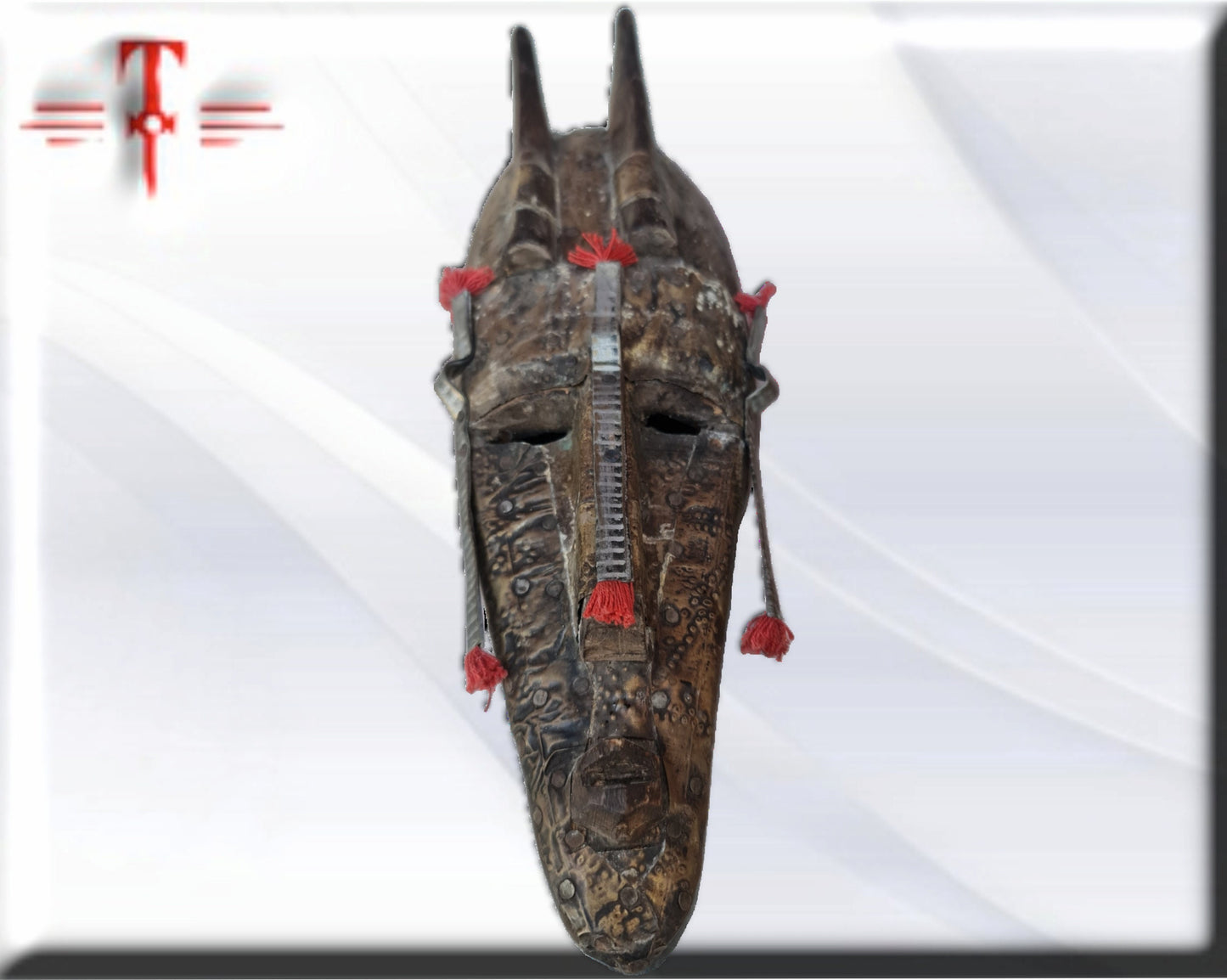 Máscara Bamun Galería arte , antigüedad , artesanías africanas