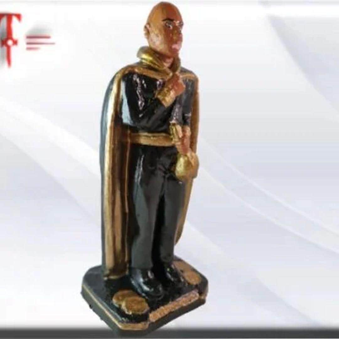 Figura Yeso exu del Oro , Candomble , kimbisa, Umbanda