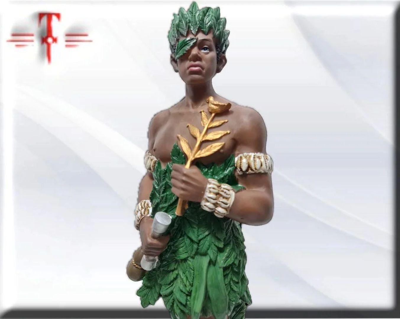 Estatua del Orisha Osain , candomble, Kimbisa, Umbanda