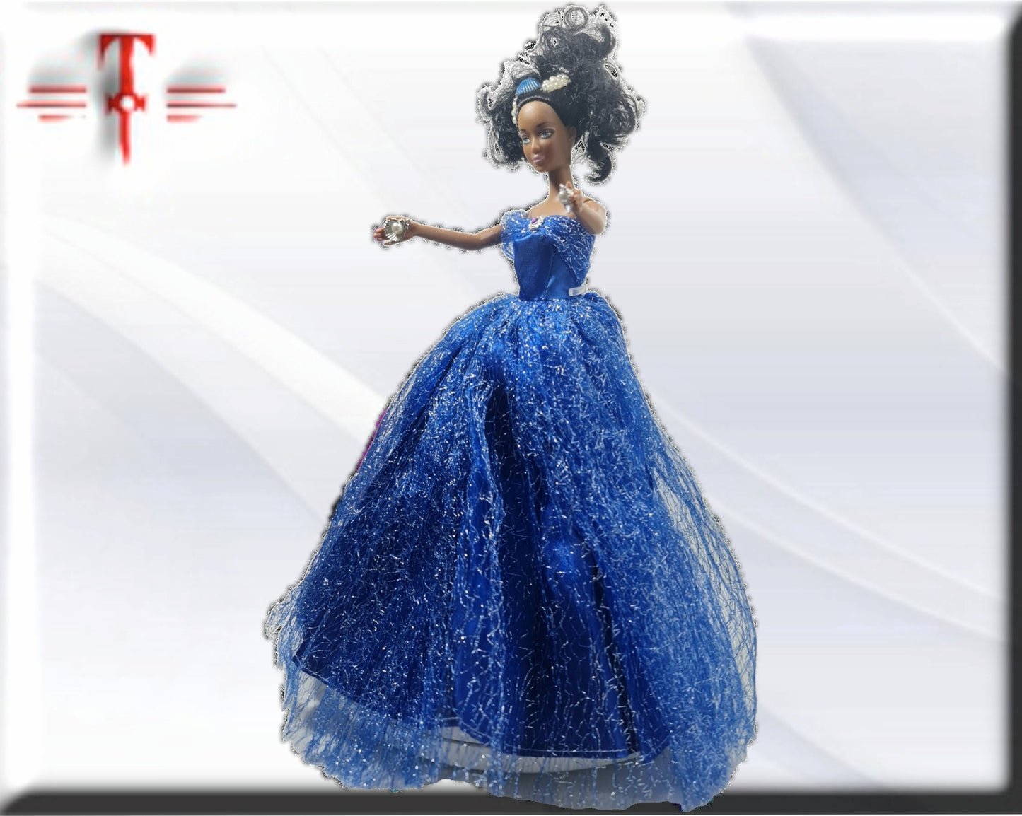 Muñeca Orisha Yemaya , Diosa del Mar , Deidad del Panteón Yoruba