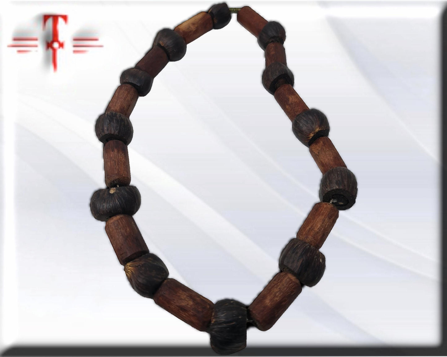 African Ikin Iroko Necklace, Protection, Vodun secrets, traditional African art