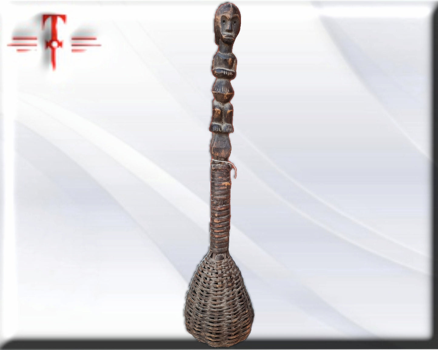 sonajero Tribal , arte Africano , Galería de arte , hecho a mano
