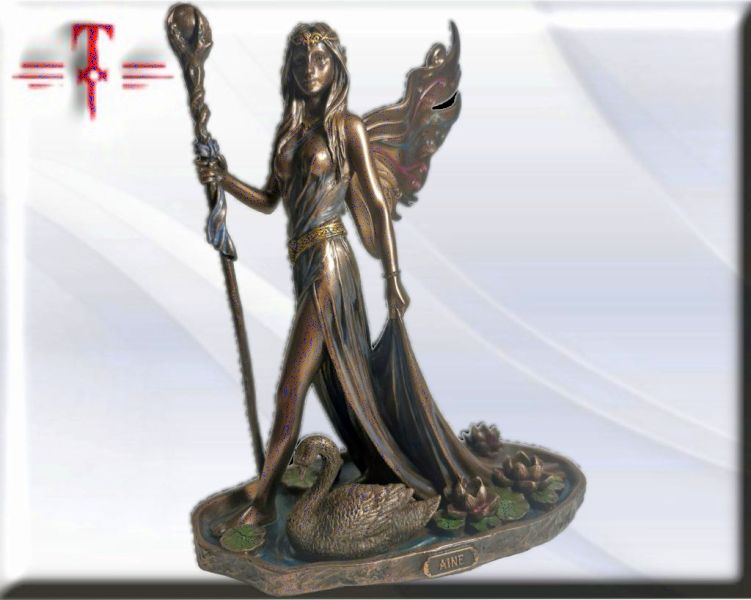Statue des Gottes Dagda, mythologische Götter, esoterische und religiöse Gegenstände, handbemalt