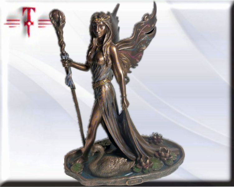 Statue des Gottes Dagda, mythologische Götter, esoterische und religiöse Gegenstände, handbemalt