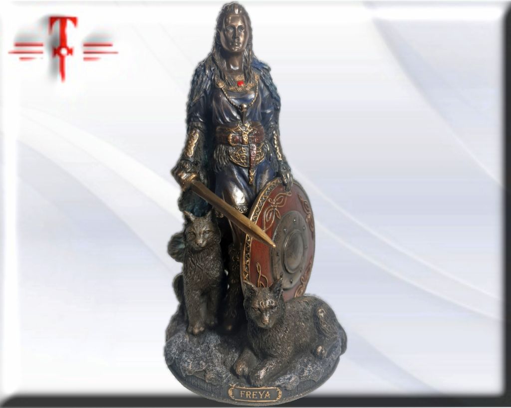 Statue des Gottes Dagda, mythologische Götter, esoterische und religiöse Gegenstände, handbemalt