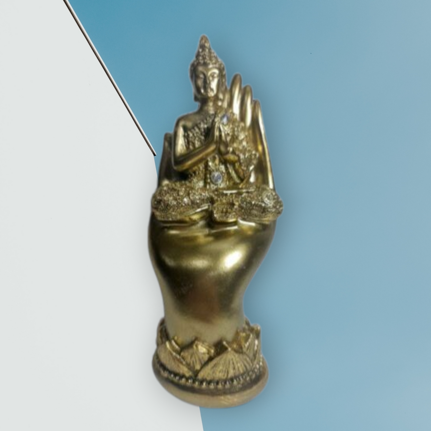 Buda Thai sobre mano