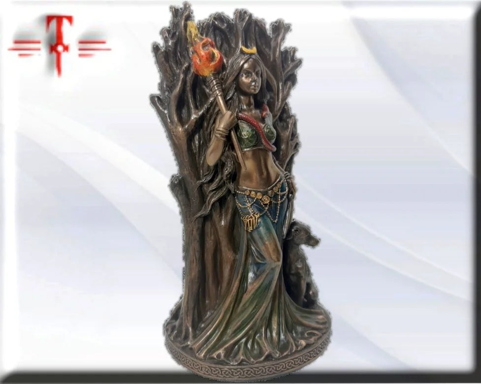 Statue des Gottes Dagda, mythologische Götter, esoterische und religiöse Gegenstände, handbemalt