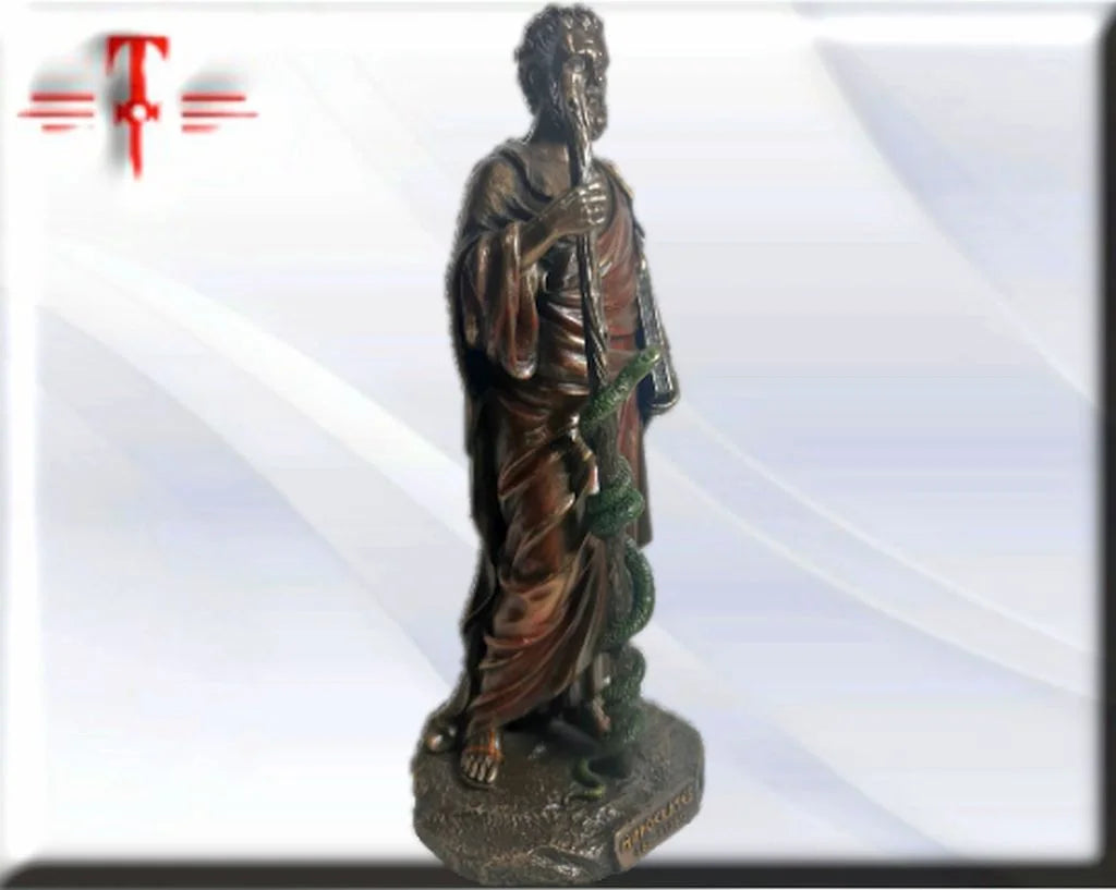 Statue des Gottes Dagda, mythologische Götter, esoterische und religiöse Gegenstände, handbemalt