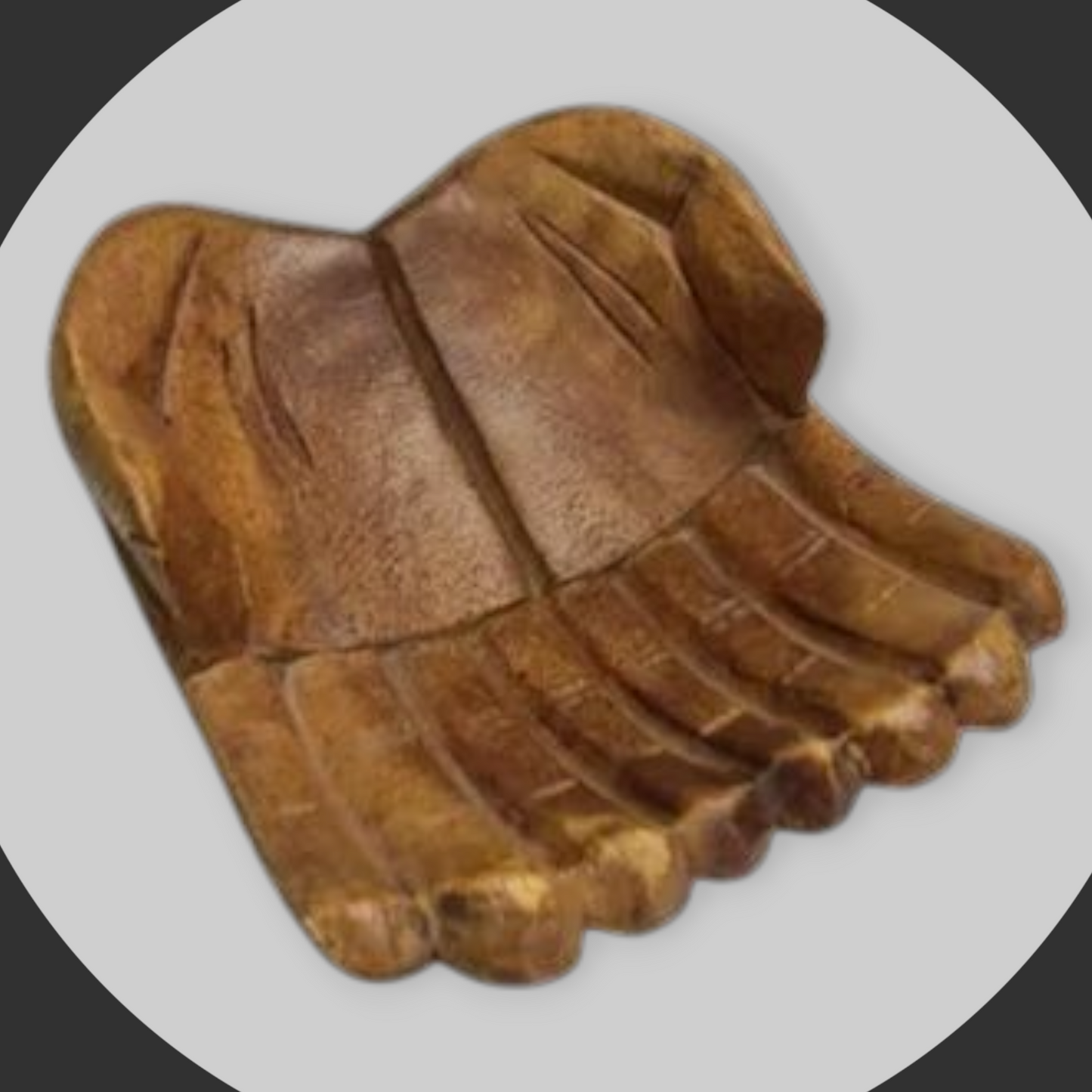 Manos unidas madera
