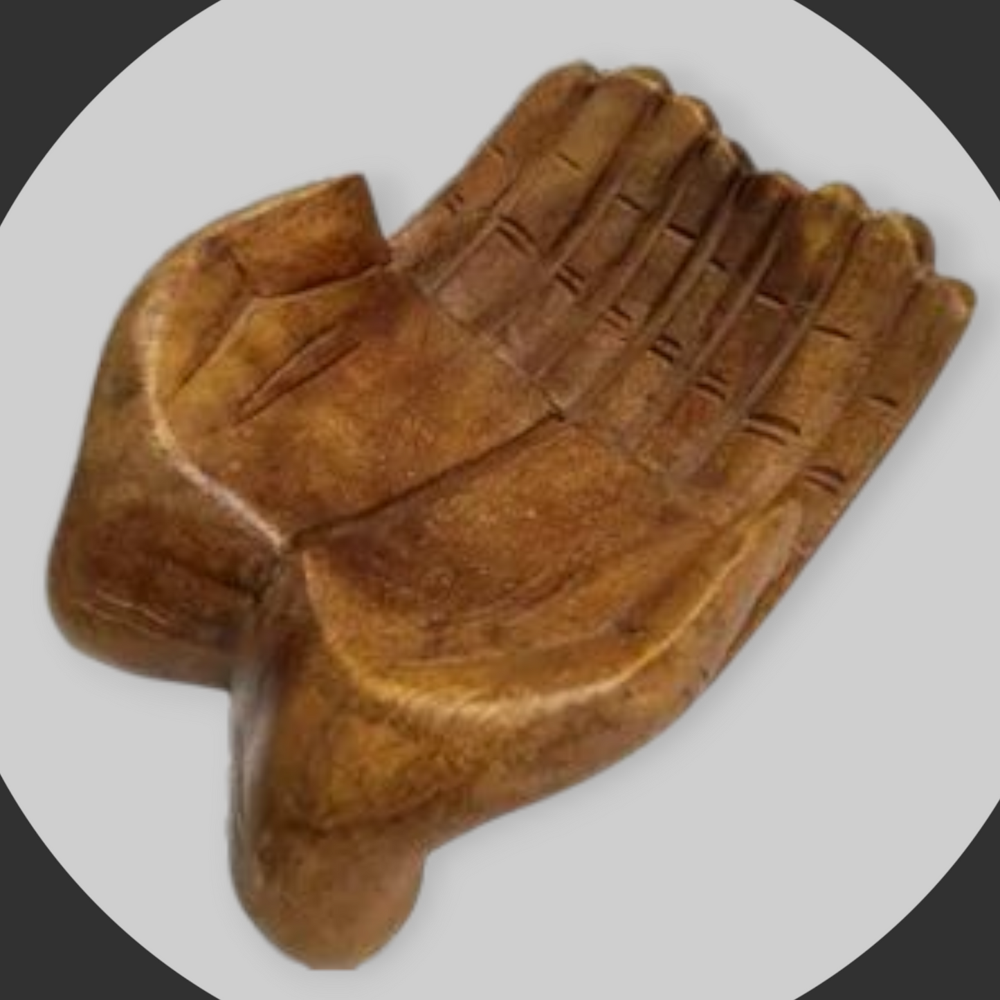 Manos unidas madera