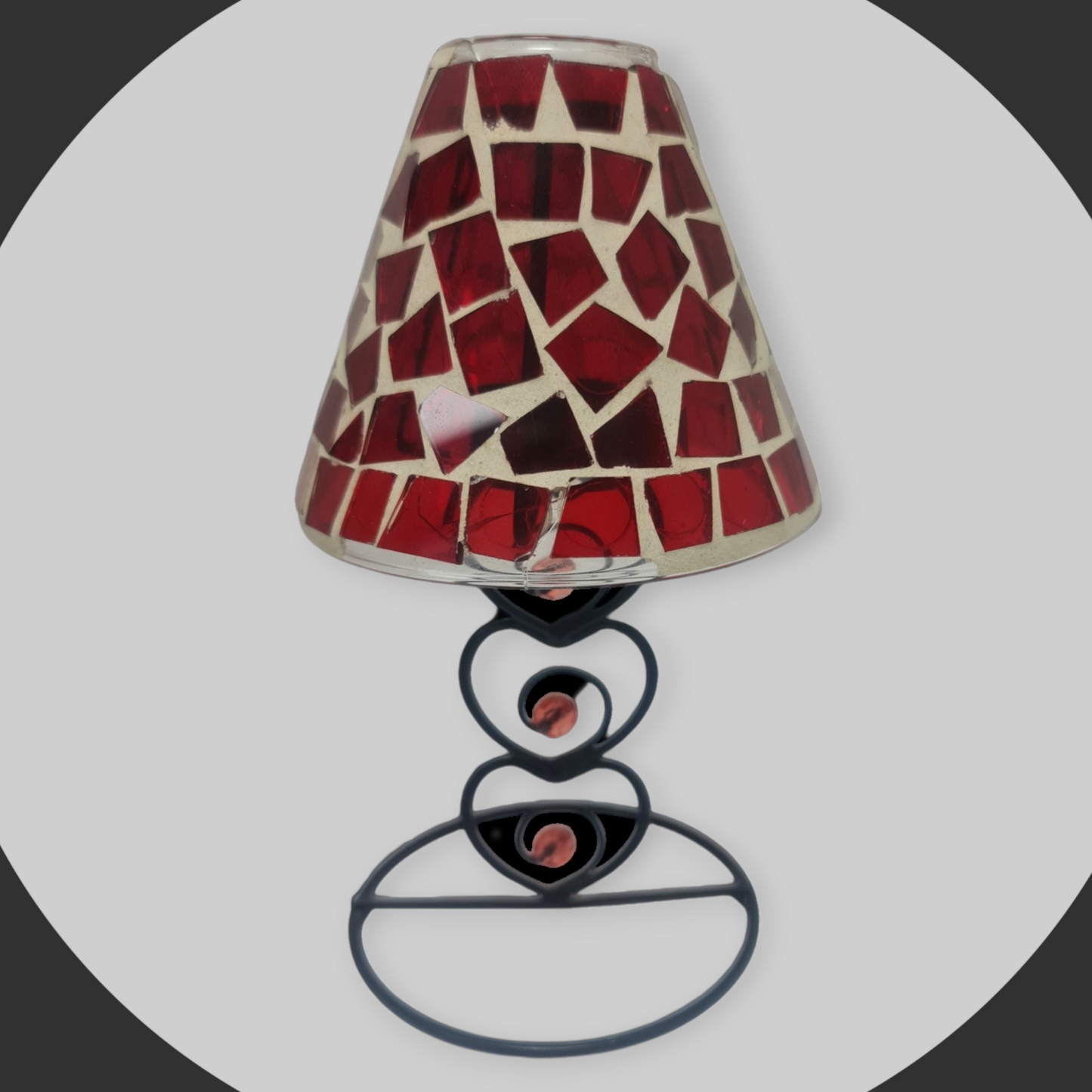 Portavelas mosaico