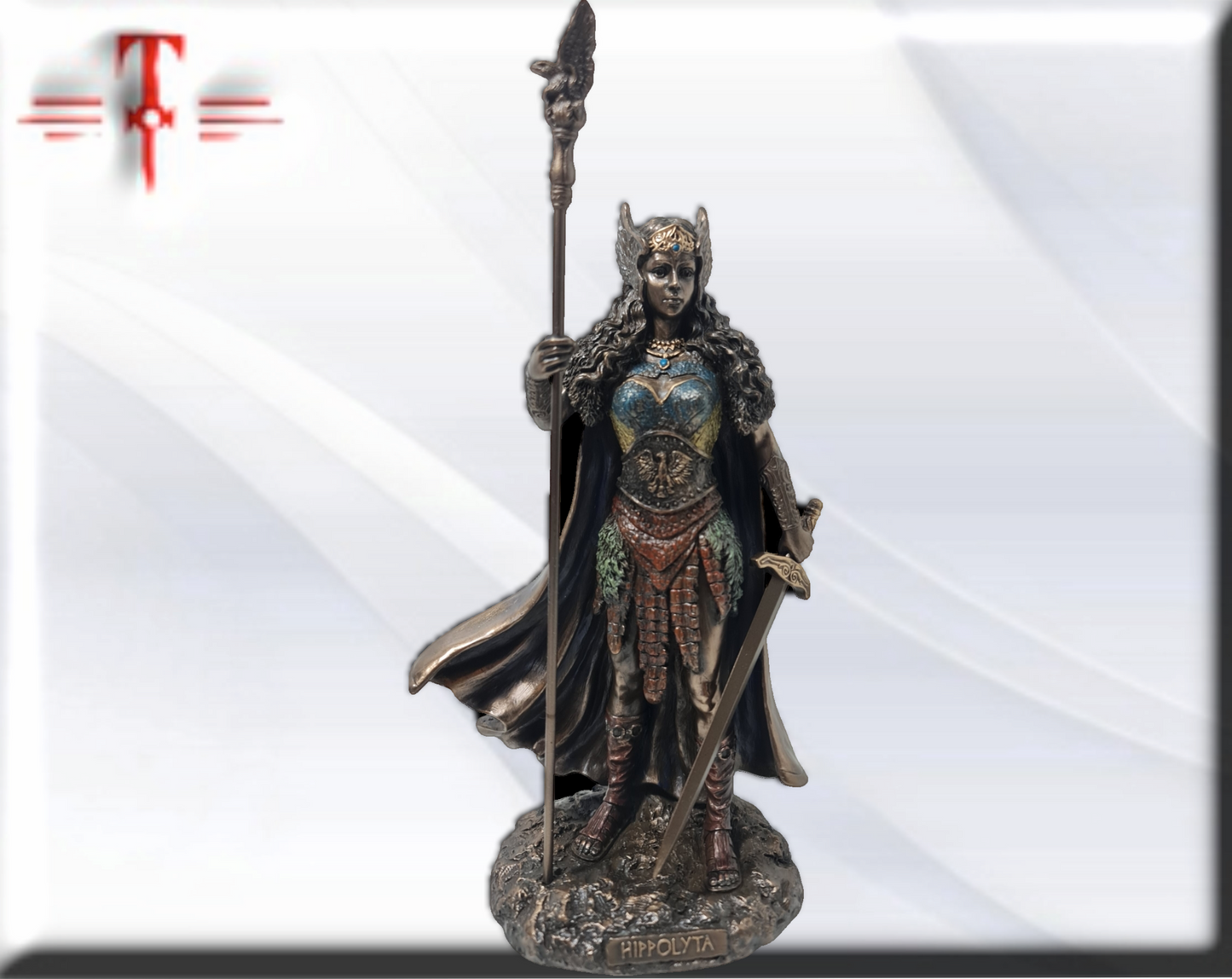 Statue des Gottes Dagda, mythologische Götter, esoterische und religiöse Gegenstände, handbemalt