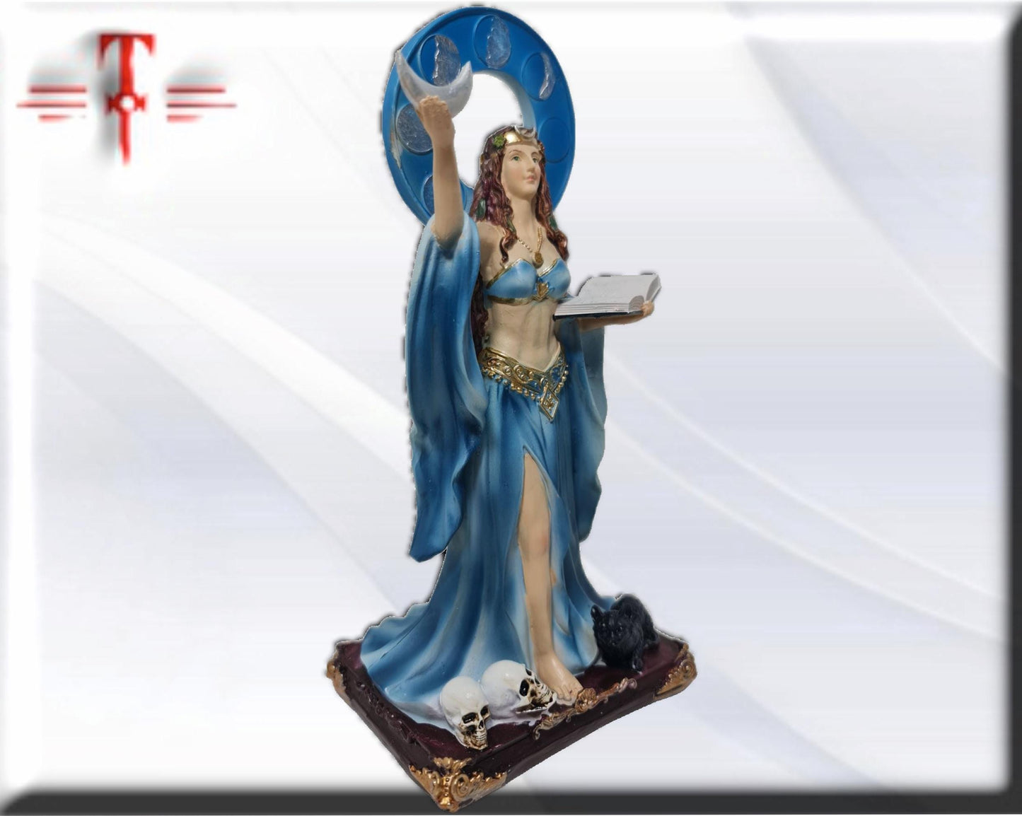 Estatua Aradia , dioses mitologicos , articulos esotéricos y religiosos , pintado a mano