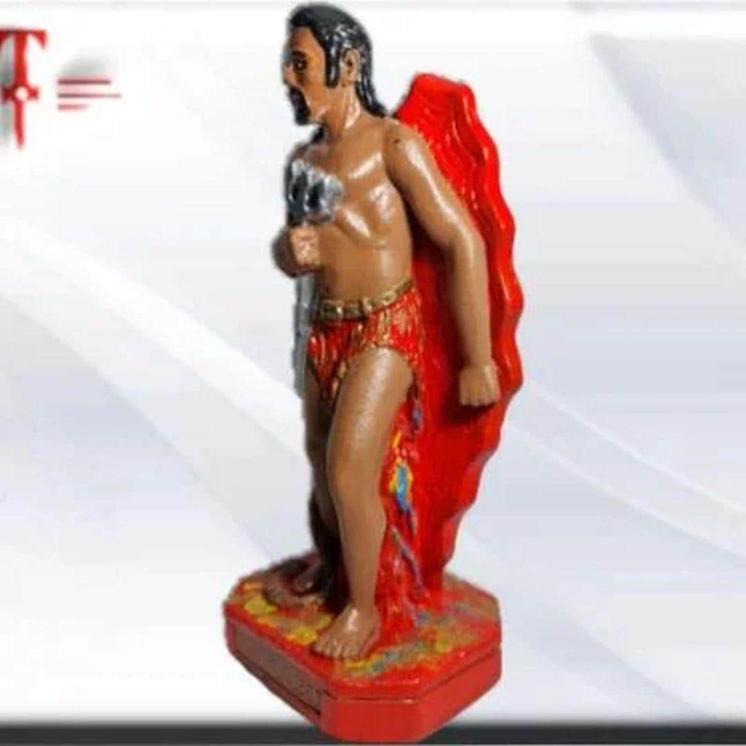 Figura Yeso exu Morcego , Candomble , kimbisa, Umbanda