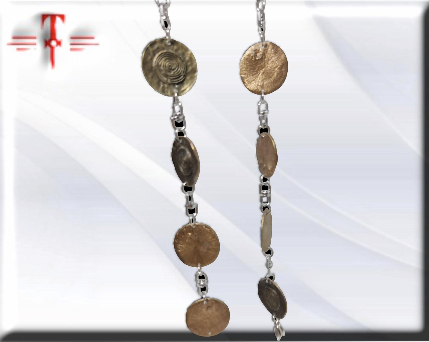 Ekuele metal bronce ekwele opele de Orula Orunmila Ifá Santería adivinación oráculo Ifá