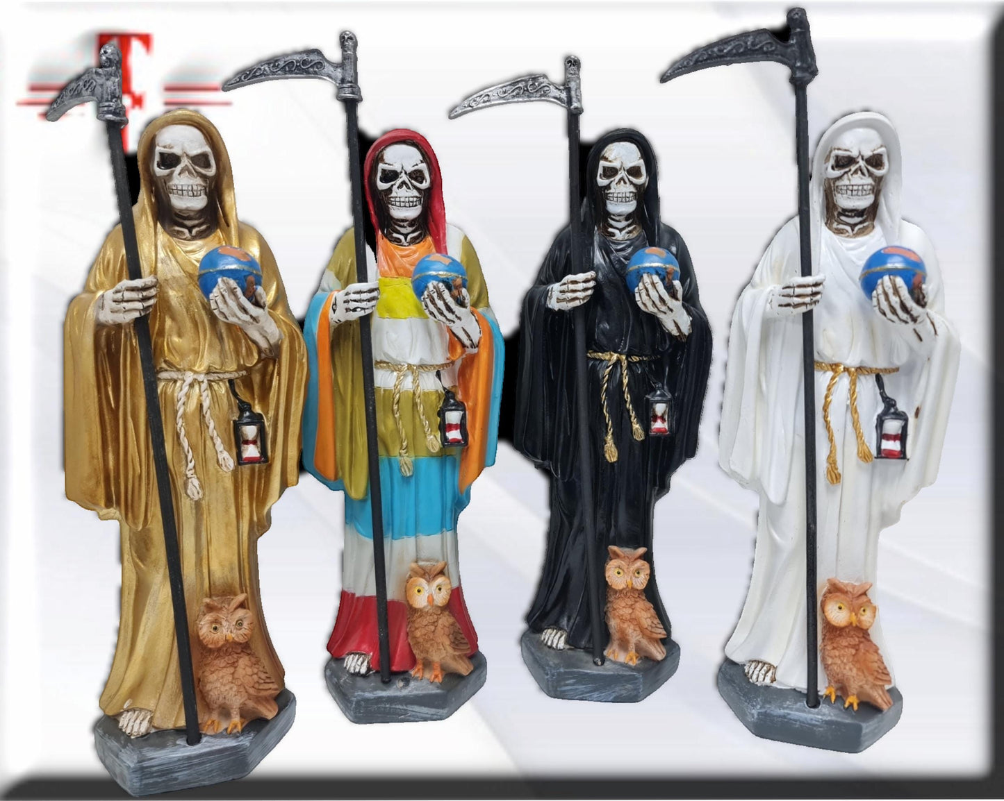 Estatua Santa Muerte 28cm , Santísima Muerte , deidades , mitología