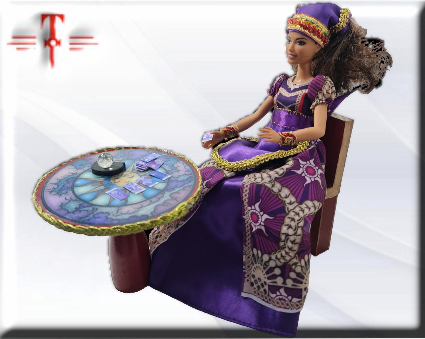 Muñeca Gitana tarotista Zingara , vidente bola cristal , tarot , adivinacion