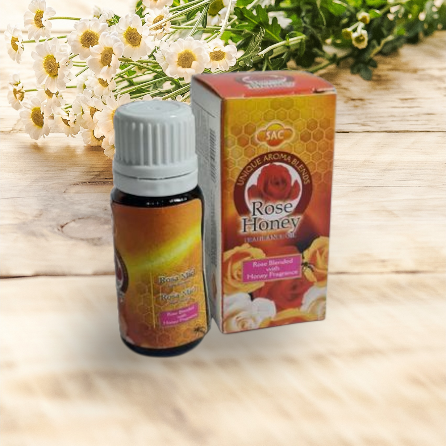 Aceite aromatico Rosa y miel