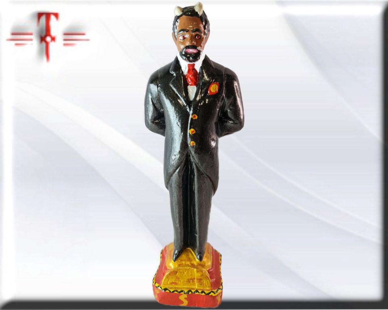Figura Yeso Exú Casamenteiro , Candomble , kimbisa, Umbanda