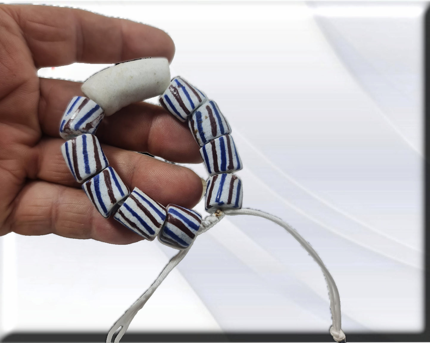 Brazalete de Vodun Aholu , Olokun , secretos del vodoun Fon de Benín