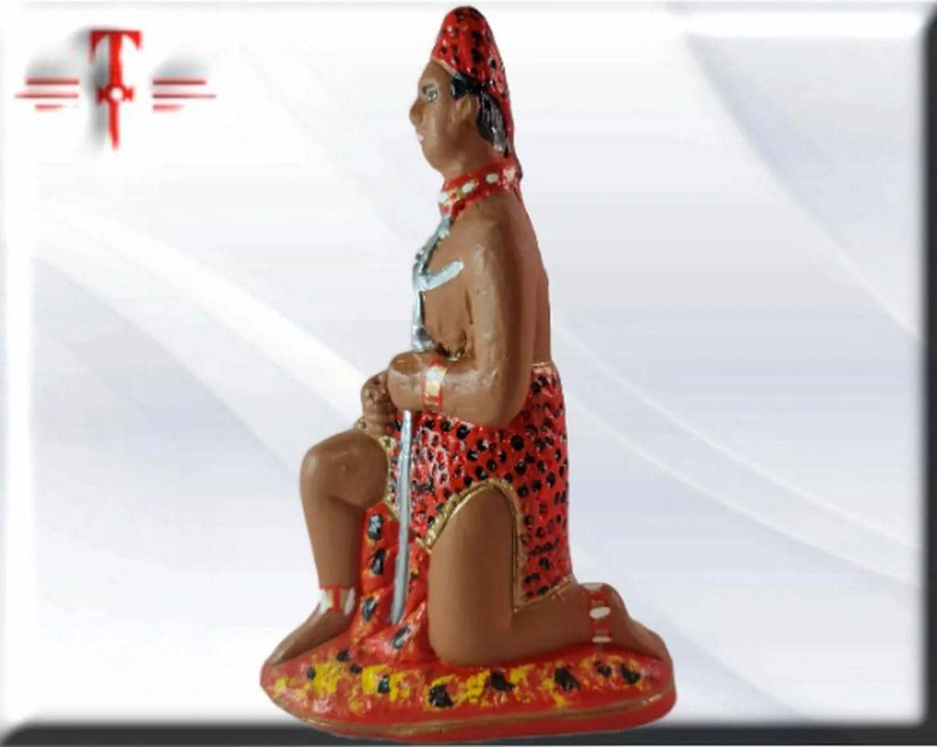 Figura Yeso exu Tranca Ruas , Candomble , kimbisa, Umbanda
