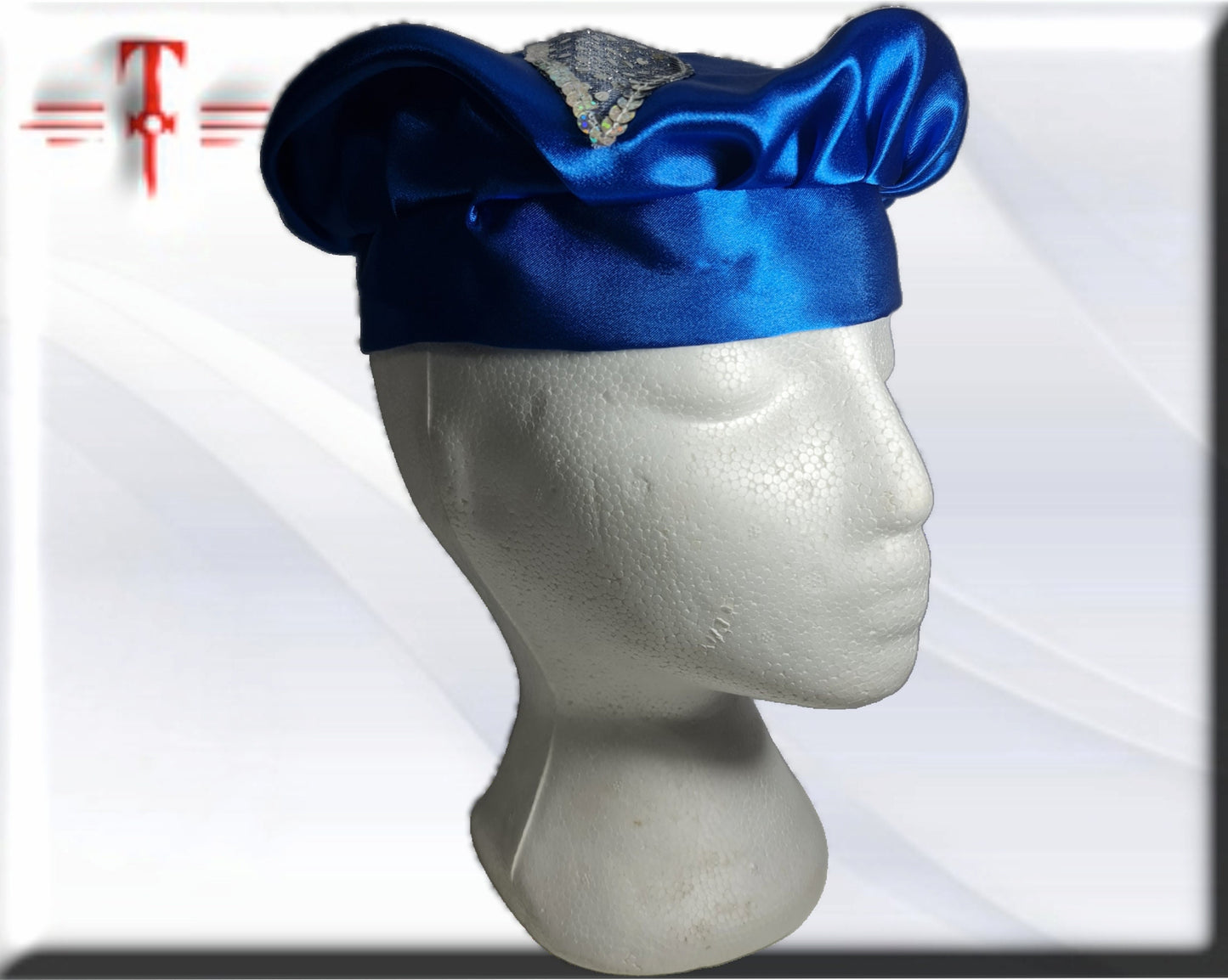 Gorro santeria Orisha Yemayá , ajustable ,