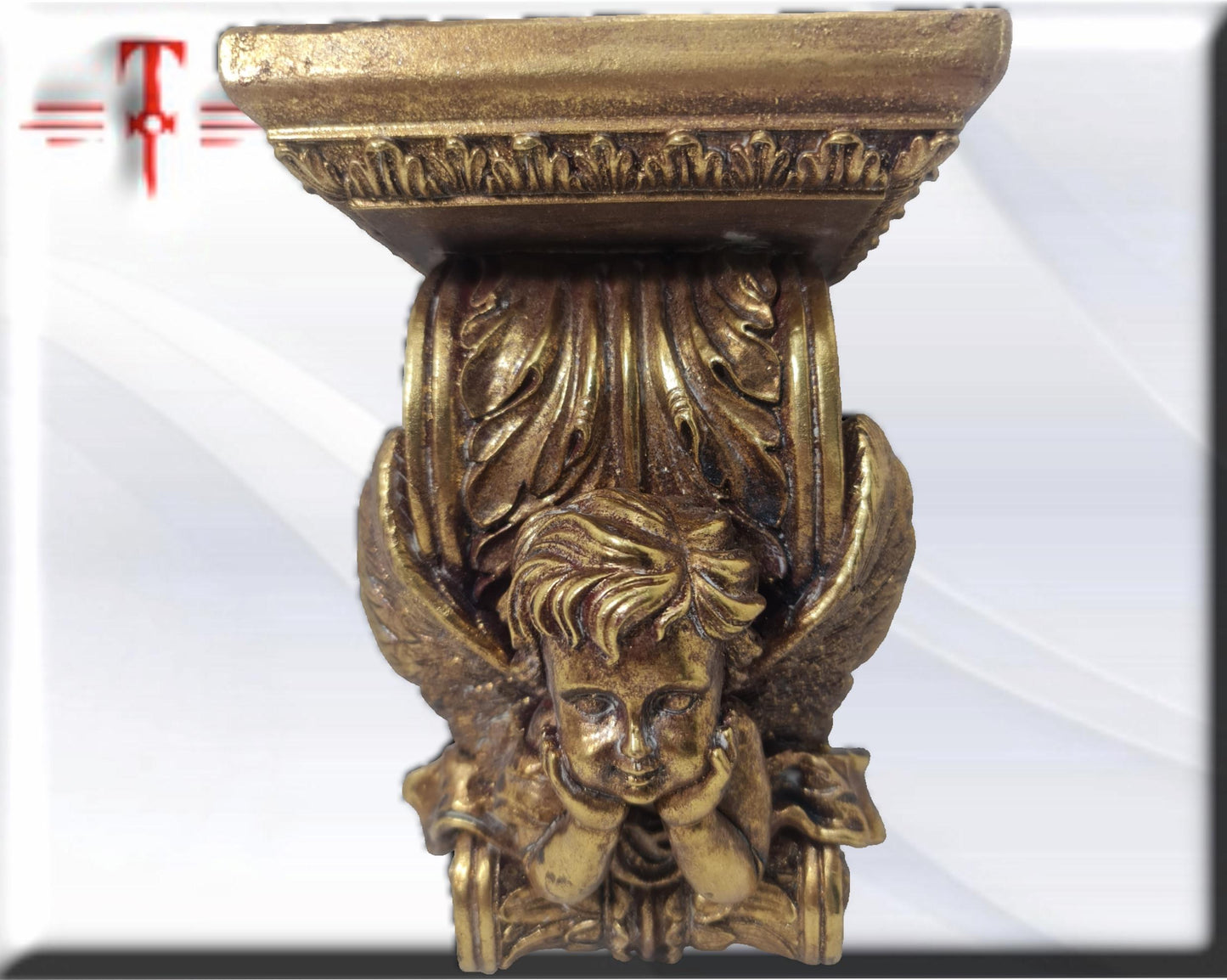 Mensula dorada para santo , Santos y Vírgenes católicos , productos Religiosos
