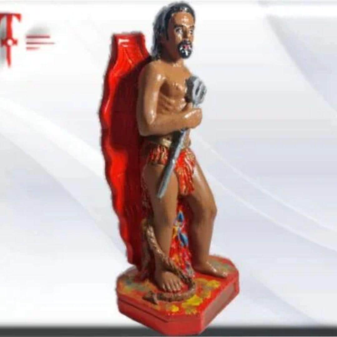 Figura Yeso exu Morcego , Candomble , kimbisa, Umbanda