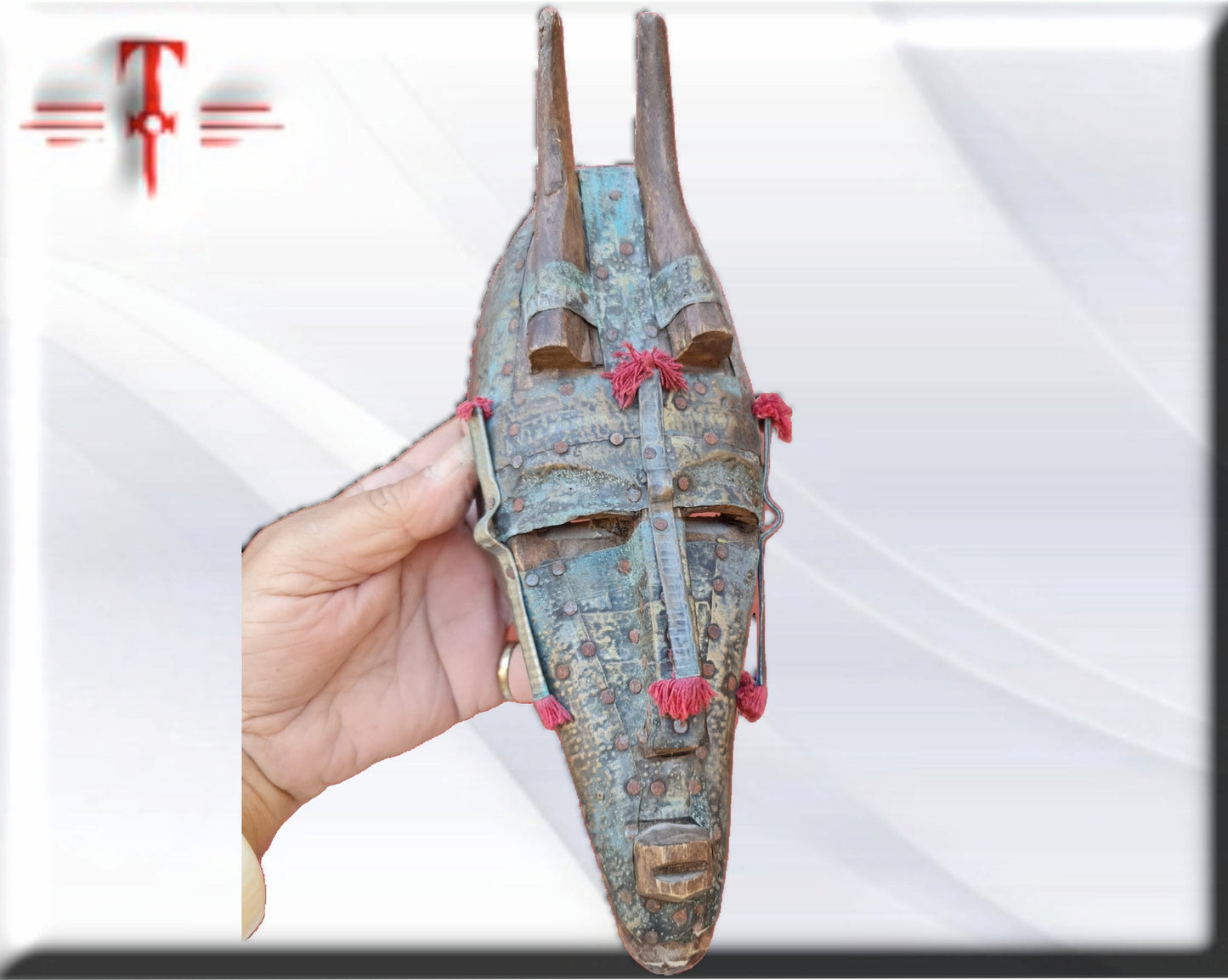 Máscara Bamun Galería arte , antigüedad , artesanías africanas
