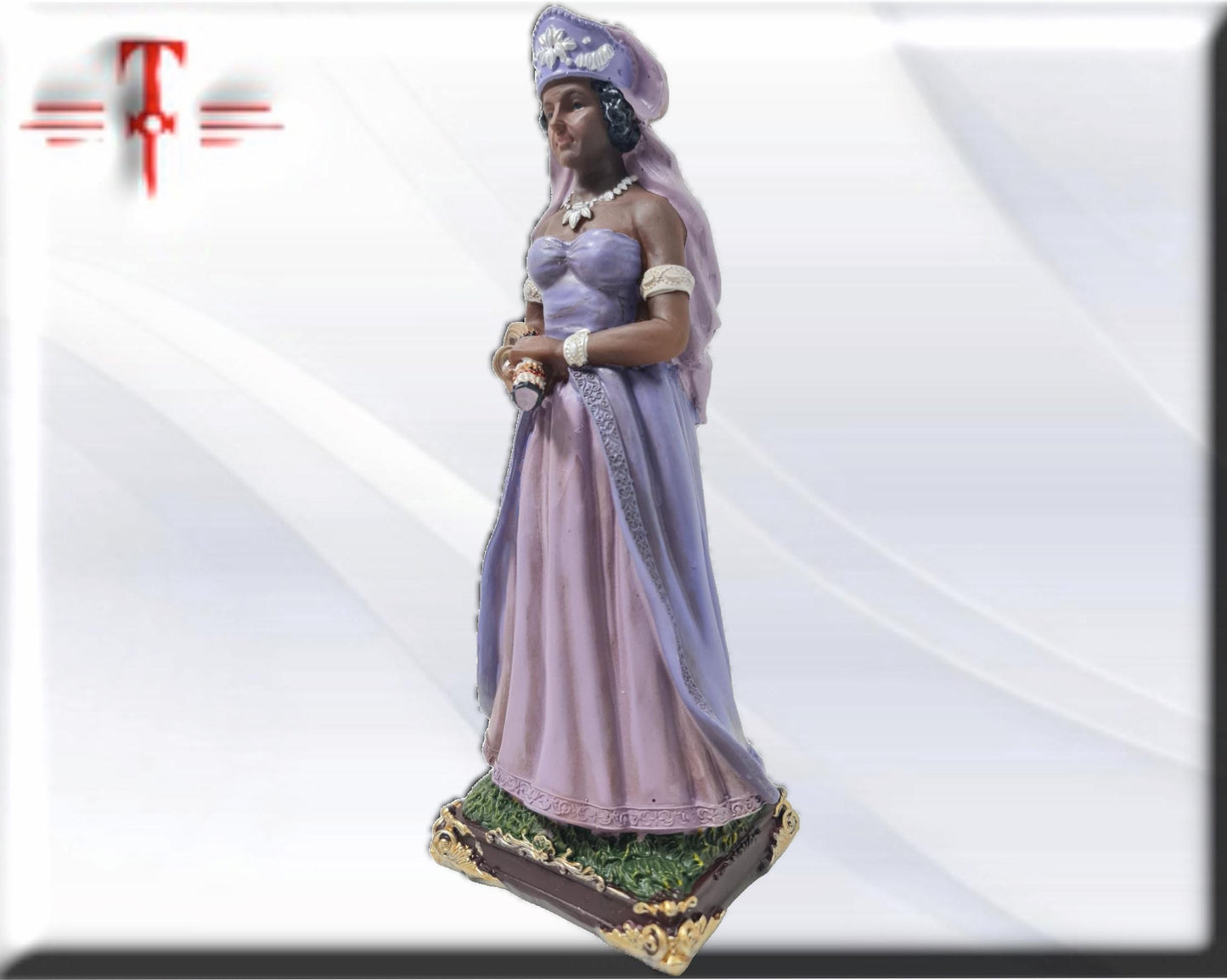 Estatua Naná Buruku , orishas de Santeria ,productos religiosos, pintada a mano