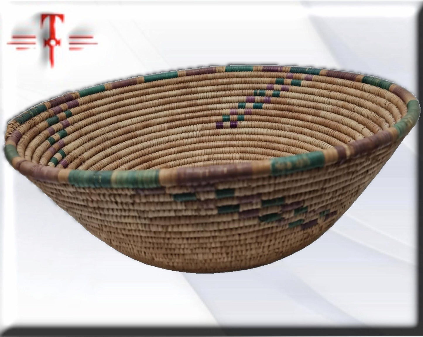 Cestas de mimbre artesanal , arte Africano , hecho a mano