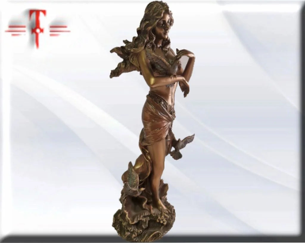 Statue des Gottes Dagda, mythologische Götter, esoterische und religiöse Gegenstände, handbemalt