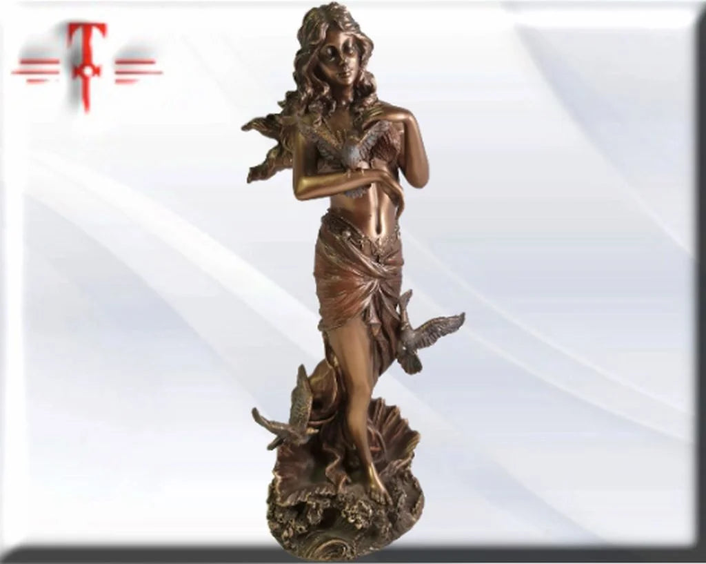 Statue des Gottes Dagda, mythologische Götter, esoterische und religiöse Gegenstände, handbemalt