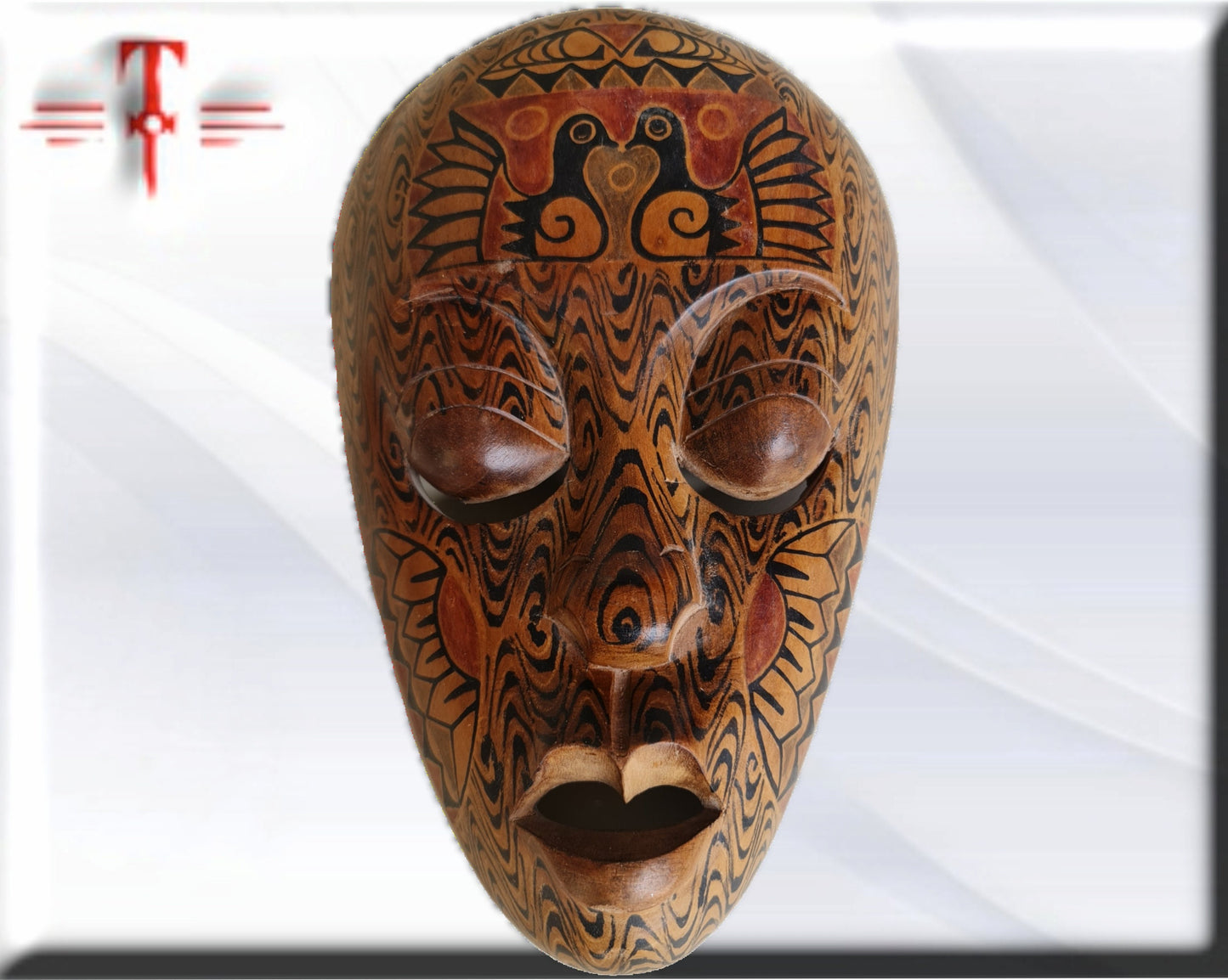 Máscara Gouro Costa de Marfil , arte Africano