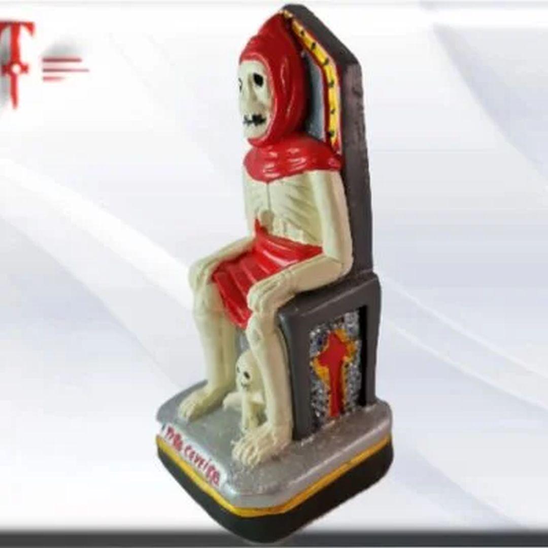 Figura Yeso Exú Tata Caveira , Candomble , kimbisa, Umbanda