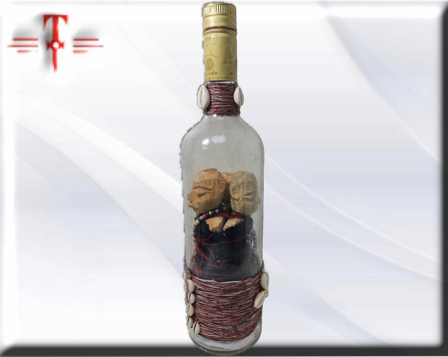 Botella Mágica Vodoun togbosu, proteccion brujeria y muertos , Fon , Yoruba, Santeria, Palo Mayombe .